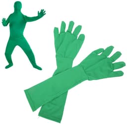 Chromakey Handschoenen GreenGloves voor Green Screen Fotografie Foto Video - Elleboog Lange Satijnen Handschoenen - Vrouwen - Party Kostuum - Kopen . — thumbnail 5
