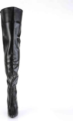Pleaser Overknee Laarzen -45 Shoes- SEDUCE-3010 US 14 Zwart — thumbnail 2