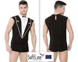 Softline - Ober outfit -zwart XL