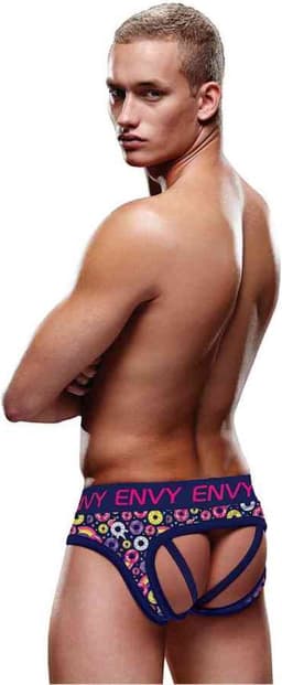 Envy Menswear Jockstrap -M/L- Unicorn & Donuts Bubble Butt Multicolours — thumbnail 2