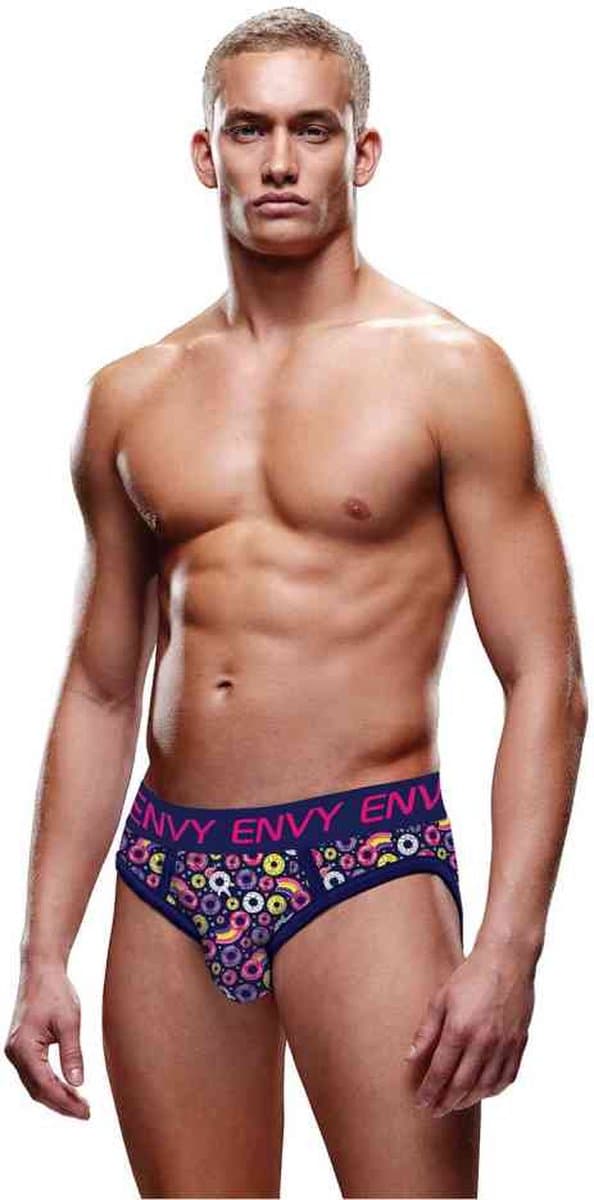 Envy Menswear Jockstrap -M/L- Unicorn & Donuts Bubble Butt Multicolours — afbeelding 1