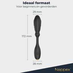 Vibrators voor Mannen en Vrouwen - Nappex™ Dios G-Spot en Prostaat Stimulator [Discreet Verzonden] - Anaal Vibrator - Sex Toys voor Koppels - Dildo - Vibrerende Buttplug - Bullet Wand Sex Toys - Anale Speeltjes - Seksspeeltjes - Kamasutra - Erotiek — thumbnail 3
