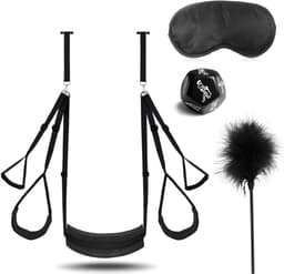 DYNA® Sex Schommel - Sex Stoel - Bondage - Zwart - 35cm x 21cm x 9cm — thumbnail 1