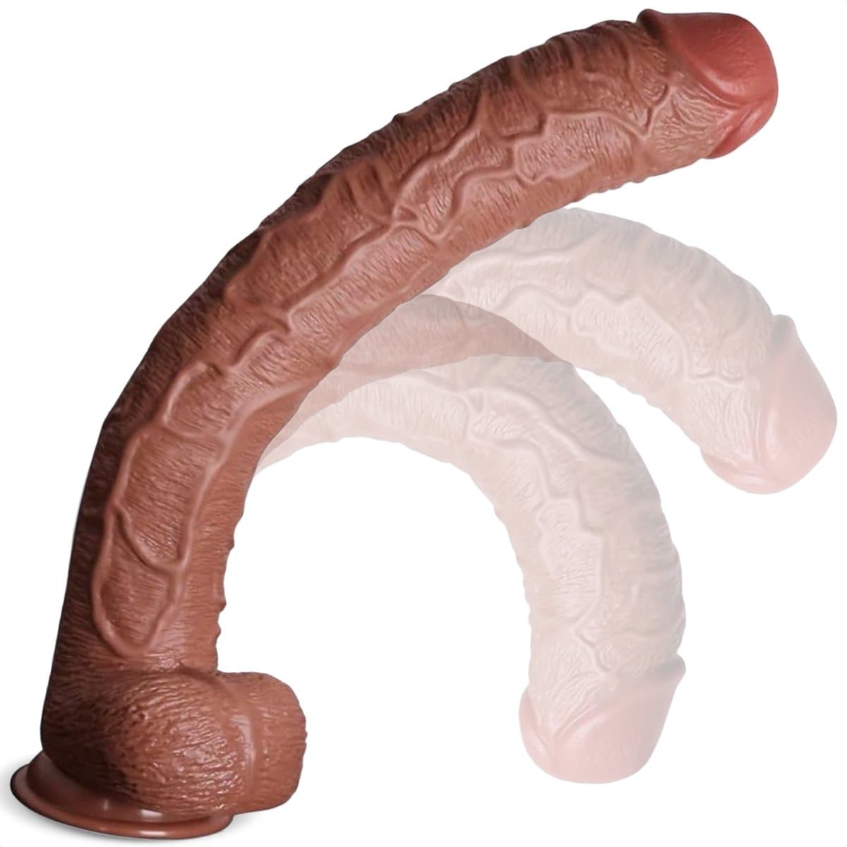 Jespro Mega grote dildo XXL - 43cm - Dikke monster dildo - Extreme - BPA vrij — afbeelding 1
