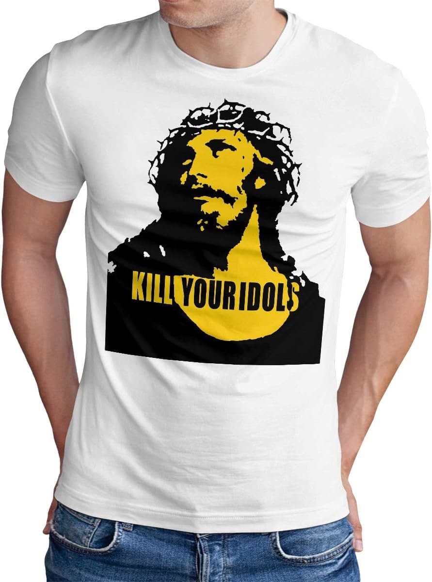 Rock Muziek T-Shirt Heren - Grunge Punk Stijl Band Shirt - Katoen - Maat S t/m 5XL — afbeelding 1