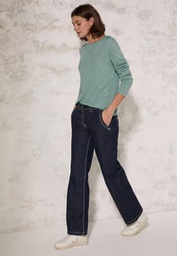 Glitter T-Shirt Salvia Groen Dames Oversized XL — thumbnail 4