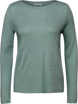 Glitter T-Shirt Salvia Groen Dames Oversized XL — thumbnail 2