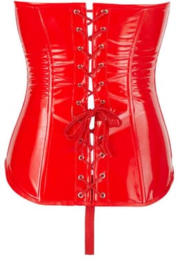 Vinyl Corset Rood S — thumbnail 3