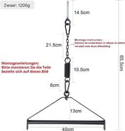 Aura® Sex Schommel - Sex Swing Extra Stevig – Seksschommel Met Accessoires – Seksspeeltjes voor Koppel – Seks Schommel BDSM – Erotiek Toys - Sex Sling – Love Swing – Discreet Verpakt – Zwart- 44cm x 24cm x 12cm — thumbnail 2