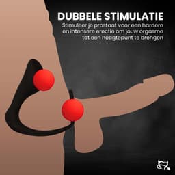 Toys Hub® Prostaat Stimulator met Cockring & Opbergzakje – Dubbele Stimulatie – P-spot & G-spot – Sex Toys Couples & Mannen – Anaal Dildo – Anaal Plug — thumbnail 5