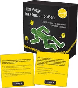 Quiz Spel - Vragen Kaartspel - Avond Vermaak - Honderd Vreemde Doodsoorzaken - 175 x 14 cm - Meerkleurig — thumbnail 1