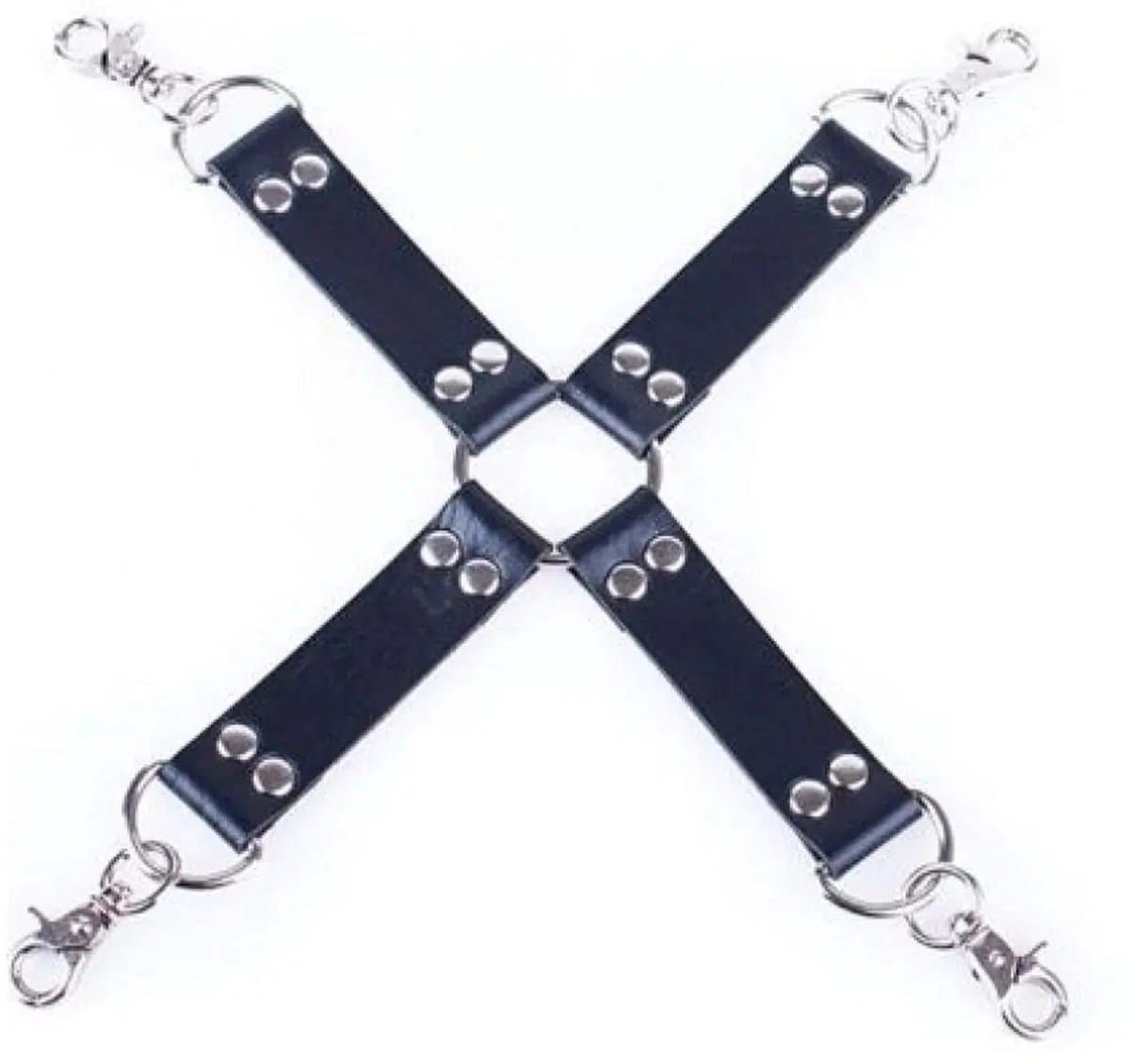 Smart Moves - Hogtie Bondagestrap - Zwart — afbeelding 1