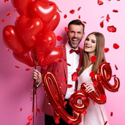 Complete Romantische Decoratieset voor Valentijnsdag en Huwelijksaanzoek — thumbnail 2