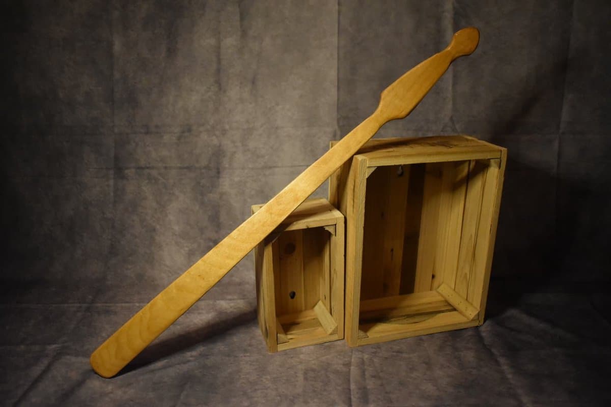 Spanking lat - 'Spatula' naturel - BDSM - Sex speeltjes - Erotiek - Sex Toys - SM spanking - Dominantie Sexspeeltjes voor Koppels - BDSM Sex Toys Vrouwen en Mannen — afbeelding 1