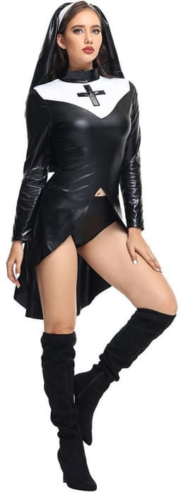 Anime Latex Non Kostuum - Sexy Cosplay Outfit - Dames - Verpleegster - Maat M en L — thumbnail 1