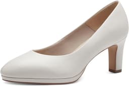 Dames Pumps met Blokhak - Elegante Leren Zomer Schoenen — thumbnail 3