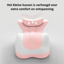 JustFun Sex Kussen - Sex Toys voor Vrouwen & Mannen - Seksmeubel voor Koppels - Seksstoel voor Standjes - Roze / Wit — thumbnail 2