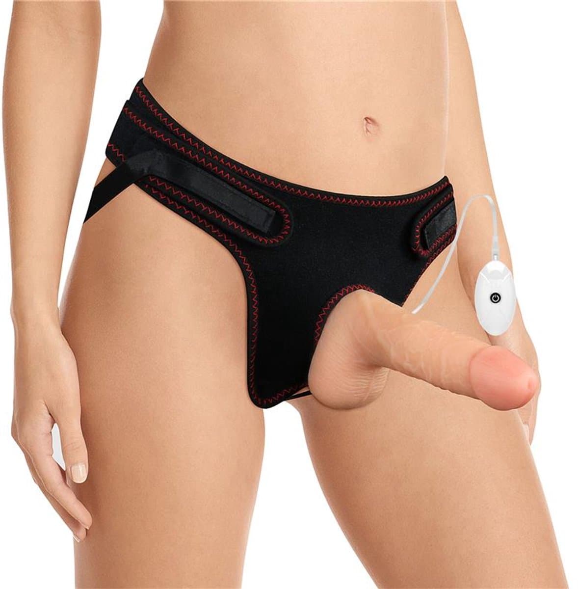 LOVETOY Strap-on With Vibrating Dildo And Remote Control 7.0 — afbeelding 1