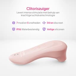 Pure Pleasure ® Vibrators voor Vrouwen - Luchtdruk Vibrator - 10 Zuigstanden – Clitoris Stimulator voor Vrouwen – Oplaadbaar & Fluisterstil – Roze — thumbnail 2