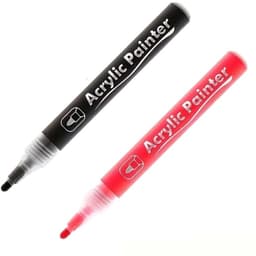 Erotische Body Writing Stiften – Afwasbare Kinky Body Markers - Rood & Zwart — thumbnail 2