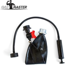 GASMASTER Rebreathing Bag XXL – 3L Rubber met RD40 Schroefdraad — thumbnail 1