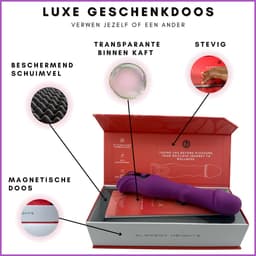 SlipperyHeights® Tisa - Triple 360° Stotende Vibrator - Clitoris en G-Spot Stimulatie - LCD Scherm - Intense 27 Standen - Siliconen Sex Toy voor Vrouwen - Dildo - Donkerpaars — thumbnail 5