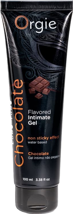 Orgie - Lube Tube Intieme Gel met Smaak Chocolade 100 ml — thumbnail 2