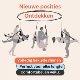 CLVP® Sex Schommel Volwassenen - Sex Stoel - Sex Toys voor Koppels - Zwart — thumbnail 4