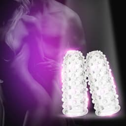 Oneay 2 stuks vingercondooms voor vrouwen, vinger vibrator G-punt stimulator, anale seksspeeltjes, BDSM seksspeeltjes en -spelletjes voor volwassenen, vingercondoom voor lesbische seks. — thumbnail 4
