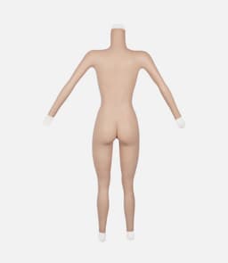 Siliconen Bodysuit – Cup E- Realistisch Vrouwenlichaam – Siliconen Borsten- Nep Borsten- Voor Cosplay & Crossdress — thumbnail 5