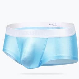 Sexy Boxershorts voor Heren met Bulge Pouch - Zijdeachtige Lichte Onderbroek voor Comfort — thumbnail 1