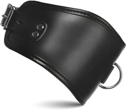 BDSM Padded Locking Posture Collar Hard Stance - Master Series - BDSM - Verstelbaar — thumbnail 1