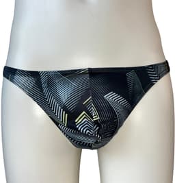 LekkerStout Slim Fit String - Zwart - Sexy Herenondergoed | M | ( LS112 ) — thumbnail 1