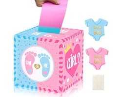 Geslacht Onthullen Speldoos met Stemkaarten voor Baby Shower