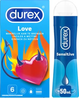 Durex - Condooms Love 6st - Play Sensitive Glijmiddel 50ML — thumbnail 1