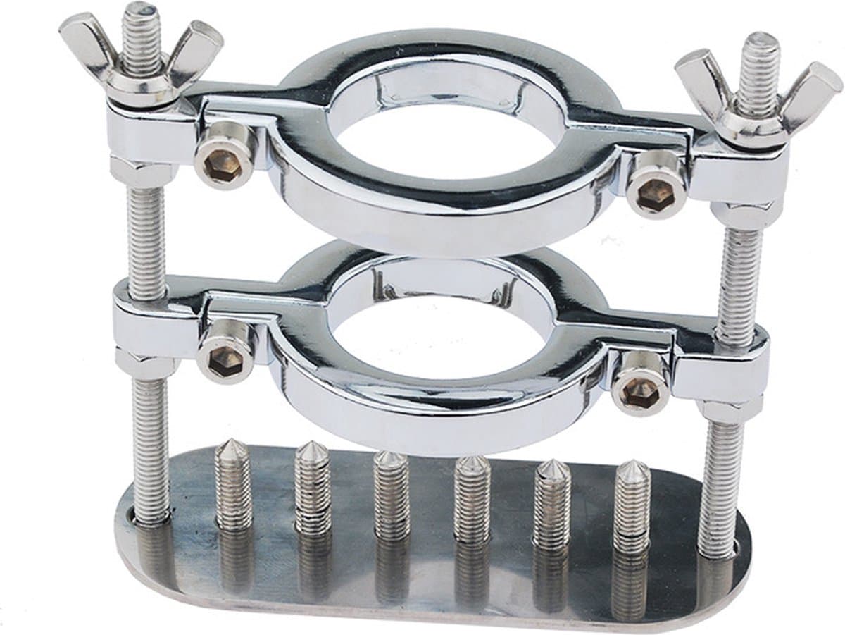 Prolink Novelties - Ballcrusher flat - CBT balklem - dubbel laags - RVS — afbeelding 1