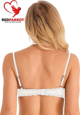 Erotische Beha Open Cup - Choker - Wit - Porno - Lingerie - Open Borsten - Sexy — thumbnail 3