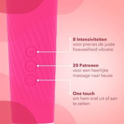 Essential Pleasure Noé - Magic Wand Vibrator - Vibrator-  Massagestaaf met Clitoris Stimulator – Vibrators voor Vrouwen – Vibrator voor Vrouwen - Roze — thumbnail 5