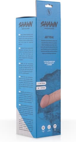 Real Fantasy - Shawn - Realistische Dildo met Zuignap - 35 cm - Dildo - Dildo's - Sex Toys voor Vrouwen en Mannen - Dildo Mannen Anaal - Beige — thumbnail 2