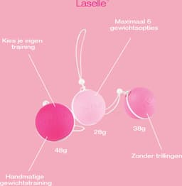 INTIMINA Laselle Kegel Routine – Bekkenbodemtrainer – 3 Gewichten — thumbnail 3