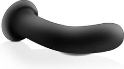 Banoch | Dildo Curvzz Black Medium | zwart siliconen | zuignap | Ø 3,3 cm | 17 cm — thumbnail 3