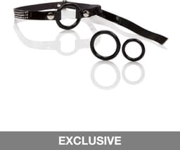 Bound By Diamonds Open Ring - SM Gag - Zwart - Ø 40 mm — thumbnail 5