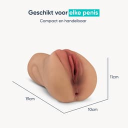 DailyPlay Pocket Pussy voor Man - 3 in 1 – Blowjob Masturbator met Billen en Kunst Vagina – Sex Toys Mannen en Koppels – Nep Kut — thumbnail 2