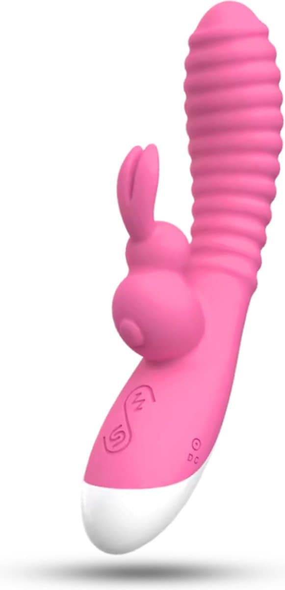 G-Toys® Tarzan Vibrator Roze - 12 standen - Vibrators voor Vrouwen - Clitoris & G-spot Stimulator - Erotiek Seksspeeltjes Sex Toys - Rabbit Bunny Realistisch Gevoel - Koppels Erotisch Masturbator - Dildo — afbeelding 1