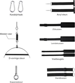Sex Schommel - Sex Swing Extra Stevig – Seksschommel – Seksspeeltjes voor Koppel – Seks Schommel BDSM – Erotiek Toys - Sex Sling – Love Swing – Discreet Verpakt – Zwart — thumbnail 2