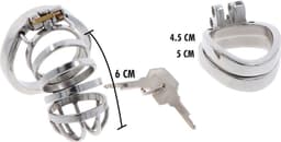 Hidden Desire - Extreme Chastity Cock Cage Metal — thumbnail 5