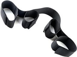 BDSM- sex handboeien- Enkelboeien- Volwassenen- Seksspeeltjes- Bondage- Boeienset voor handen en enkel – Zwart — thumbnail 2
