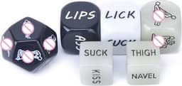 Erotische Dobbelstenen Deluxe! - Glow in the Dark & Black and White Edition - Meer dan 100 mogelijkheden - Seks Dobbelstenen - Erotisch Spel / Kamasutra Spel - Sex Dice - Seks dobbelsteen - 7 delig + GRATIS BEWAARZAKJE — thumbnail 5