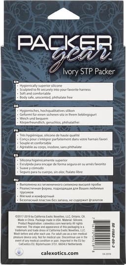 Calexotics - Siliconen Holle Packer Penis - Om Staand te Kunnen Plassen - Plassex - FtM Drag - Lichte Huidskleur — thumbnail 4