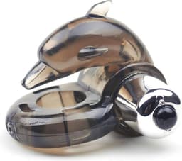 Vibration Cockring Dolphin Stimulator - Heerlijk gevoel tijdens penetratie - Stimulerend voor mannen en vrouwen - Spannend voor koppels - Sex speeltjes - Sex toys - Erotiek - Sexspelletjes voor mannen – Seksspeeltjes - Cockring vibrerend - Penisring — thumbnail 1